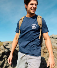 Load image into Gallery viewer, Swanndri All Cylinders T-Shirt - Navy/Ecru