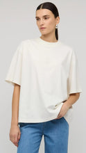 Load image into Gallery viewer, Staple the Label Staple Embroidery Tee - White