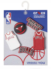 Load image into Gallery viewer, Crocs NBA Chicago Bulls 5Pack Jibbitz