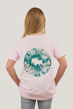 Load image into Gallery viewer, Ringers Western Signature Bull Youth Tee - Barely Pink/Floral