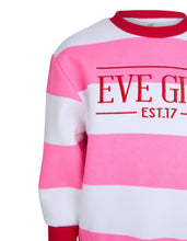 Load image into Gallery viewer, Eve Girl Contrast Stripe Crew - Pink