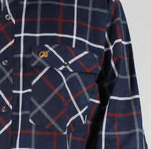 Load image into Gallery viewer, Swanndri Full Button Egmont Brushed Cotton Shirt - Navy