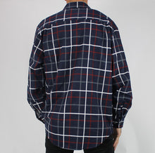 Load image into Gallery viewer, Swanndri Full Button Egmont Brushed Cotton Shirt - Navy