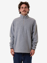 Load image into Gallery viewer, Thrills On The Range Quarter Zip Polar Fleece - White Marle