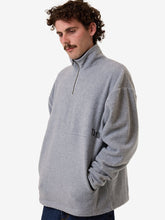 Load image into Gallery viewer, Thrills On The Range Quarter Zip Polar Fleece - White Marle