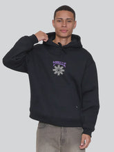 Load image into Gallery viewer, Thrills Stagger Slouch Pull On Cropped Hoodie - Washed Black
