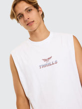 Load image into Gallery viewer, Thrills Paradise Before Anarchy Merch Fit Muscle Tee - White