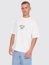 Load image into Gallery viewer, Thrills Stagger Oversize Box Crop Tee - Dirty White