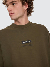 Load image into Gallery viewer, Thrills Serviced Box Crop Tee - Military