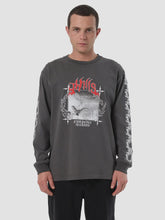 Load image into Gallery viewer, Thrills Peaceful Chaos Oversize Fit L/S Tee - Merch Black
