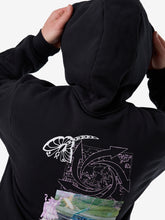 Load image into Gallery viewer, Thrills Lighten Up Slouch Pull On Hoodie - Twilight Black