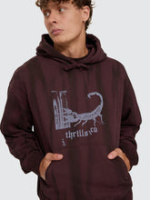 Load image into Gallery viewer, Thrills New Delusions Slouch Pull On Cropped Hood - Sunfade Bleach Aubergine