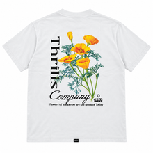 Load image into Gallery viewer, Thrills Flowers Of Tomorrow Box Crop Tee - White