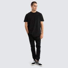 Load image into Gallery viewer, Nena & Pasadena Viper Denim Jogger - Black