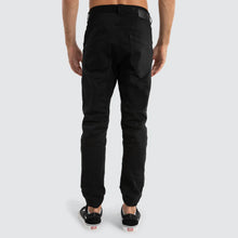Load image into Gallery viewer, Nena & Pasadena Viper Denim Jogger - Black
