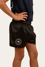 Load image into Gallery viewer, Ringers Western Kids Footy Short - Black