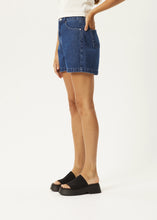 Load image into Gallery viewer, Afends Seventy Three's Hemp Denim Shorts - Authentic Blue