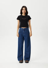 Load image into Gallery viewer, Afends Funhouse Baby Tee - Black
