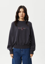 Load image into Gallery viewer, Afends Funhouse Crew Neck Sweater - Charcoal