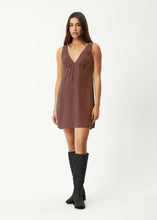 Load image into Gallery viewer, Afends Grace Cupro Mini Dress - Hazelnut