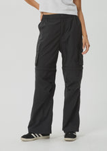 Load image into Gallery viewer, Afends Instinct Zip Off Cargo Pant - Black