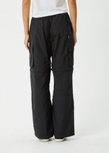 Load image into Gallery viewer, Afends Instinct Zip Off Cargo Pant - Black