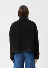 Load image into Gallery viewer, Afends Berlin Reversible Polar Fleece Jacket - Black