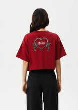 Load image into Gallery viewer, Afends Womens Scorpio Slay Cropped Tee - Ketchup