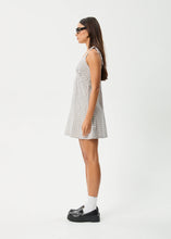 Load image into Gallery viewer, Afends Drew Seersucker Mini Dress - Taupe Check