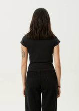 Load image into Gallery viewer, Afends Walking Recycled Baby Tee - Stone Black