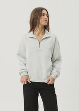 Load image into Gallery viewer, Afends Carter Quarter Zip Jumper - Grey Marle