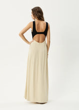 Load image into Gallery viewer, Afends Charlotte Maxi Dress - Biscuit/Black