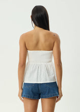 Load image into Gallery viewer, Afends Kindred Strapless Top - White