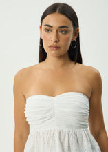 Load image into Gallery viewer, Afends Kindred Strapless Top - White