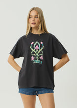 Load image into Gallery viewer, Afends Good Nature Oversized Tee - Stone Black