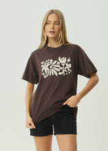 Load image into Gallery viewer, Afends Garden Variety Oversized Tee - Coffee