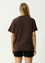 Load image into Gallery viewer, Afends Garden Variety Oversized Tee - Coffee