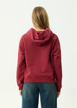 Load image into Gallery viewer, Afends Garden Variety Pull On Hood - Washed Burgundy