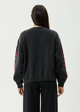 Load image into Gallery viewer, Afends Hellcat Crew Neck - Stone Black