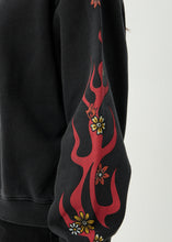 Load image into Gallery viewer, Afends Hellcat Crew Neck - Stone Black