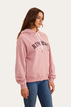 Load image into Gallery viewer, Ringers Western Varsity Hoodie - Rosey Pink