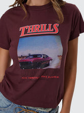 Load image into Gallery viewer, Thrills Full Throttle Boy Tee - Bitter Chocolate