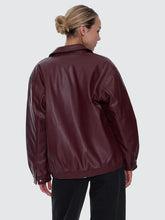 Load image into Gallery viewer, Thrills Elka Leather Jacket - New Maroon