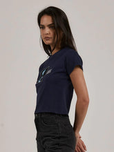 Load image into Gallery viewer, Thrills Lucky Strike Mini Tee - Blue Rinse