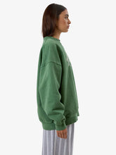 Load image into Gallery viewer, Thrills Hard Knocks Cocoon Panel Crew - Elm Green