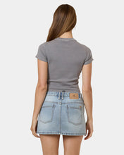 Load image into Gallery viewer, Thrills Die Fighting Mini Tee - Washed Grey