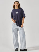 Load image into Gallery viewer, Thrills Wishes Come True Hemp Box Tee - Station Navy