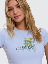 Load image into Gallery viewer, Thrills Flowers Of Tomorrow Tee - Placid Blue