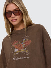 Load image into Gallery viewer, Thrills Banner Of Strength Oversized Tee - Cocoa