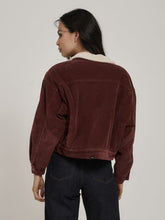 Load image into Gallery viewer, Thrills Jodie Cord Jacket - Ruby Wine